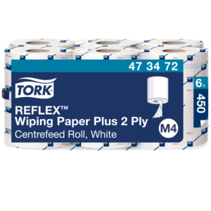 Tork Reflex Wiping Paper Plus White - (M4)
