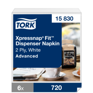 Tork Xpressnap Fit® White Dispenser Napkin - (N14)
